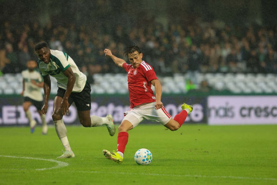 Internacional iguala o placar com Coritiba em um final emocionante