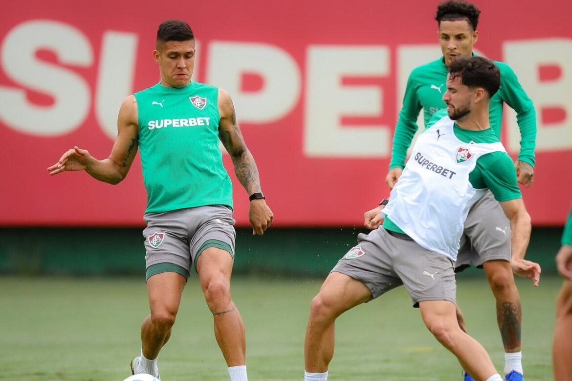 Martinelli treina com o grupo e avança em sua recuperação no Fluminense