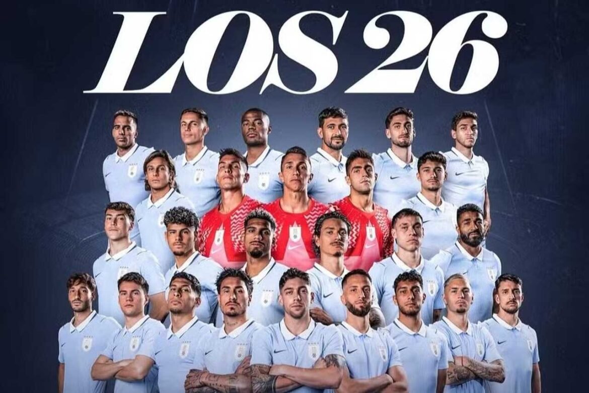 Uruguai revela elenco definitivo para a Copa do Mundo