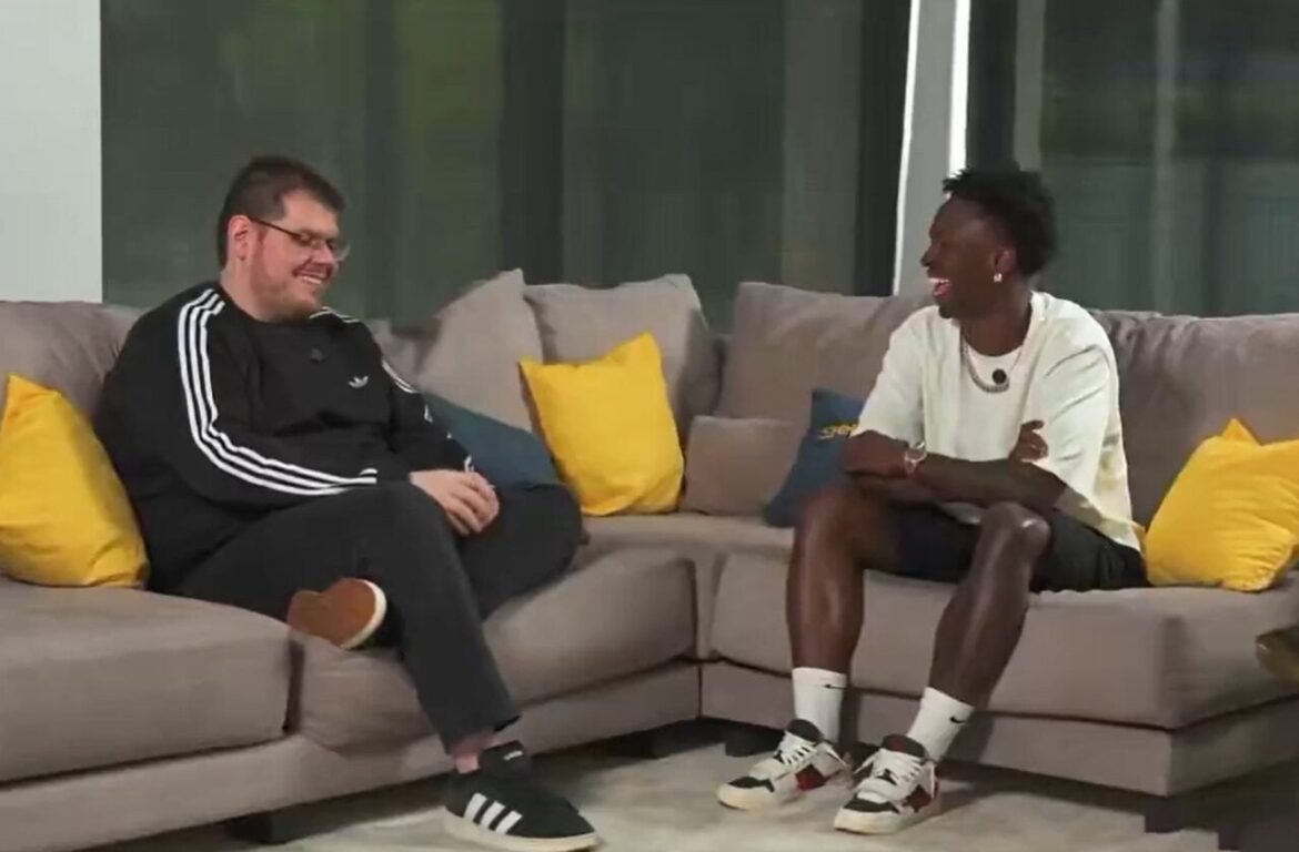 Vini Jr. empolga a torcida do Flamengo com declaração em entrevista à CazéTV