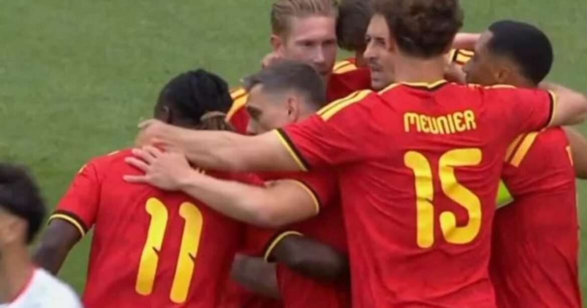 Bélgica encerra preparação para a Copa do Mundo com vitória convincente sobre a Tunísia diante da torcida