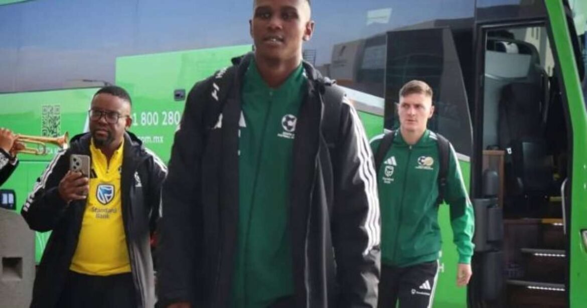 Chegada da Seleção Sul-Africana ao México Encanta Jovem Torcedor