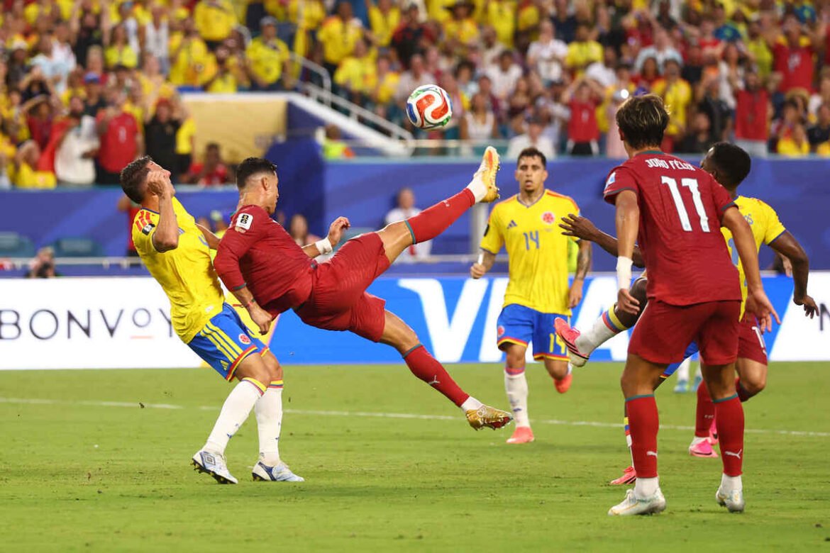 Colômbia faz empate com Portugal e garante liderança do Grupo K