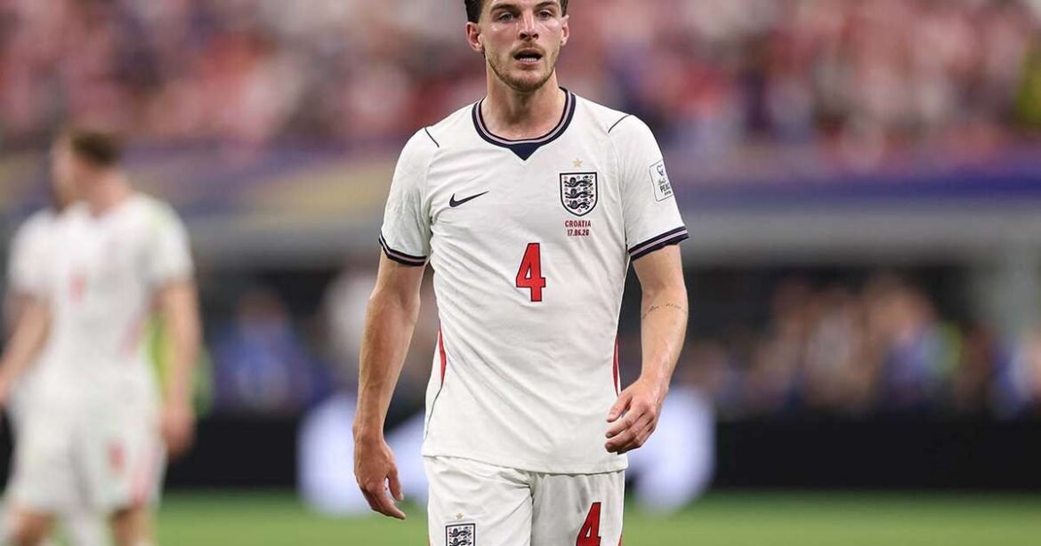 Declan Rice se torna uma preocupação para a seleção inglesa