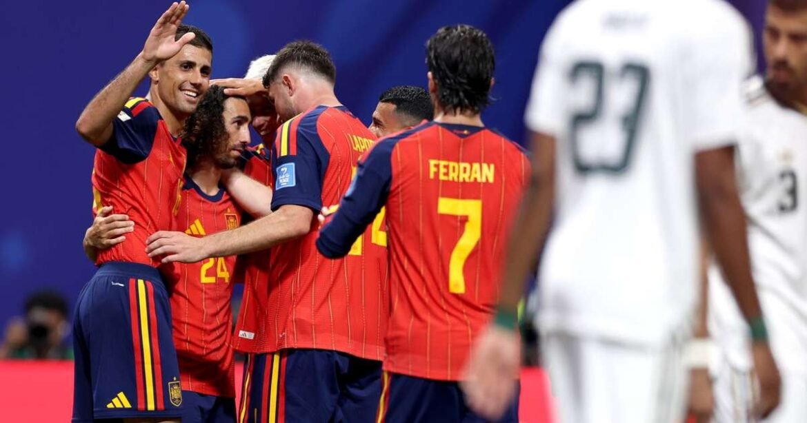 Espanha supera a Arábia Saudita e garante sua primeira vitória na Copa do Mundo de 2026