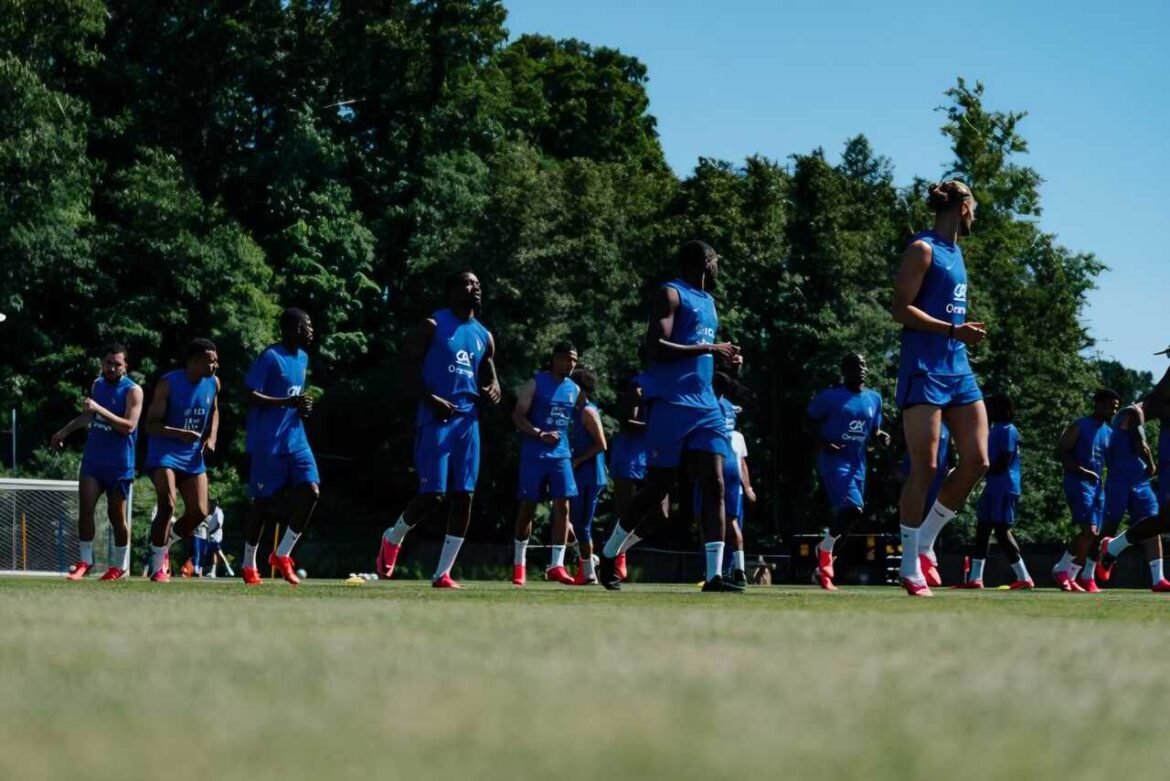 França realiza treino final antes da estreia na Copa do Mundo