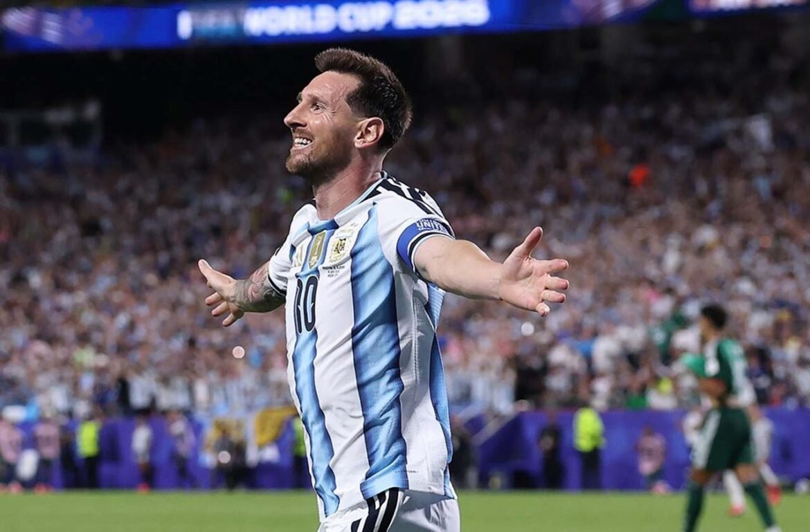 Messi quebra recordes na vitória da Argentina na estreia da Copa do Mundo