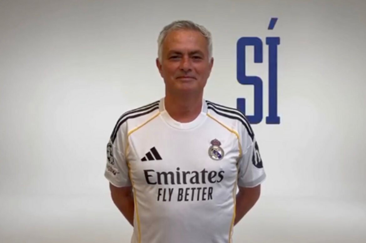 Mourinho afirma ter sido enganado por tecnologia de IA em vídeo de "apresentação" no Real Madrid