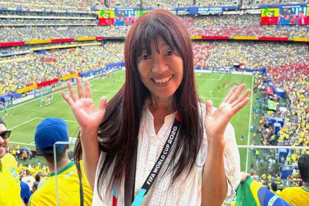 Repórter japonesa com quase 30 anos de experiência no Brasil nutre esperança pelo hexacampeonato