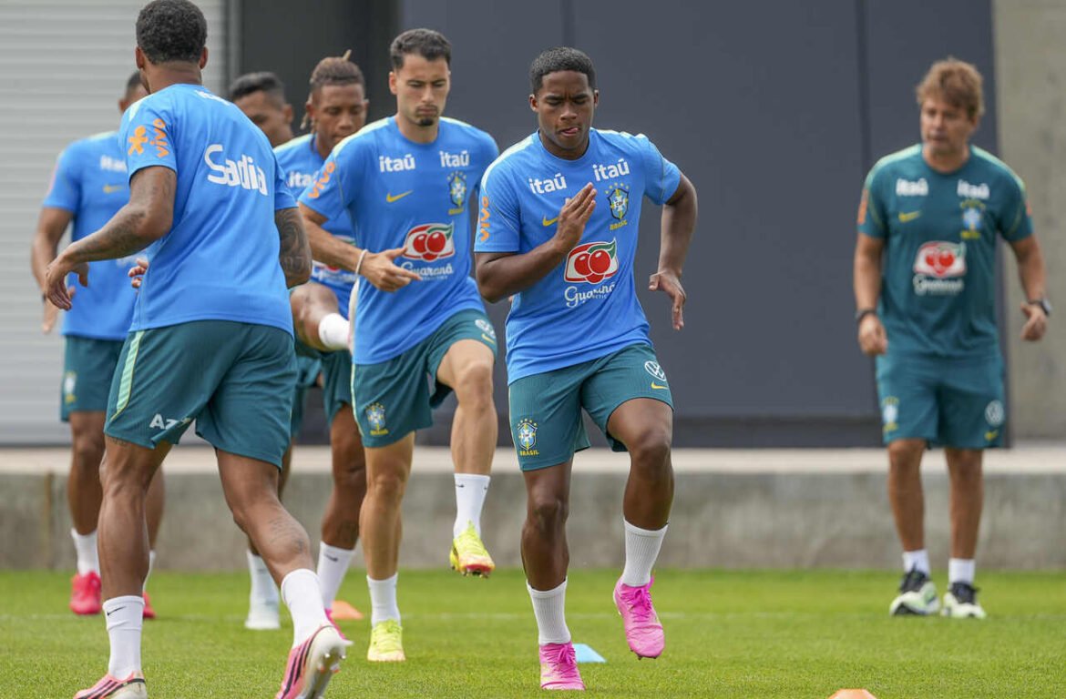 Treino da Seleção: Clima Descontraído, Sem Neymar e Destaque para a Intensidade de Endrick