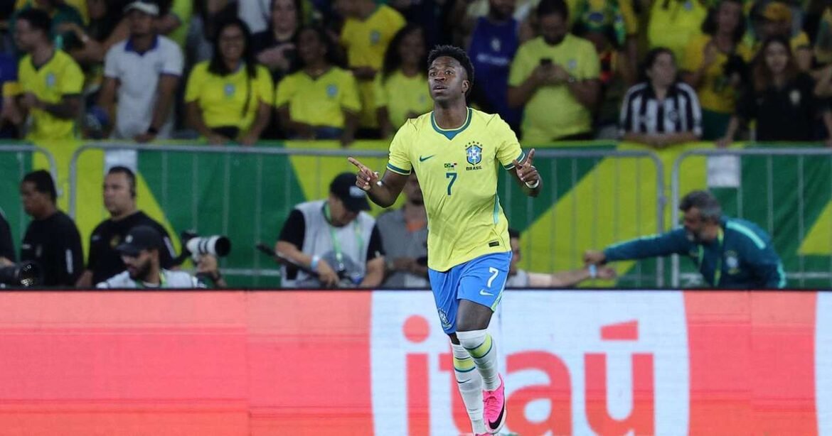 Vinicius Junior aumenta seu valor de mercado e se destaca como o principal jogador da Seleção desde 2022