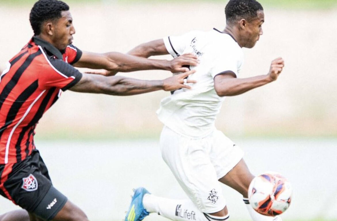 Vitória supera Botafogo e quebra sequência sem vitórias no Campeonato Brasileiro Sub-20