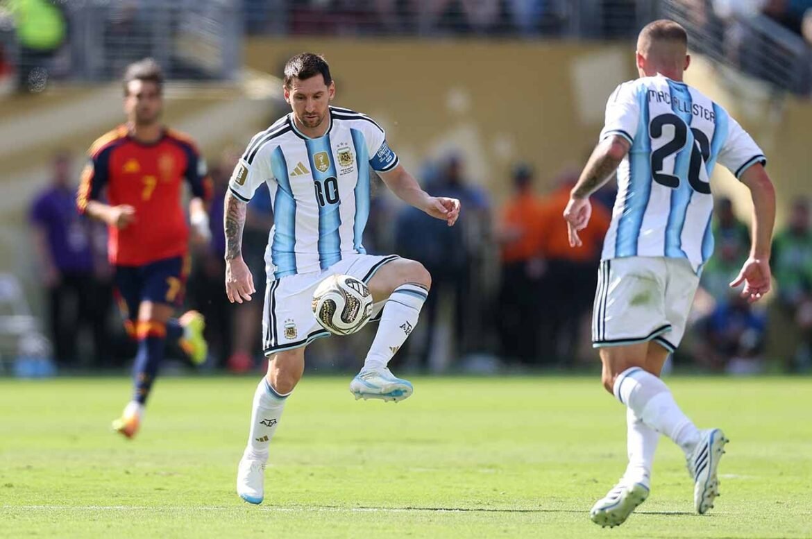 Argentina permanece sem finalizações durante toda a prorrogação na final da Copa