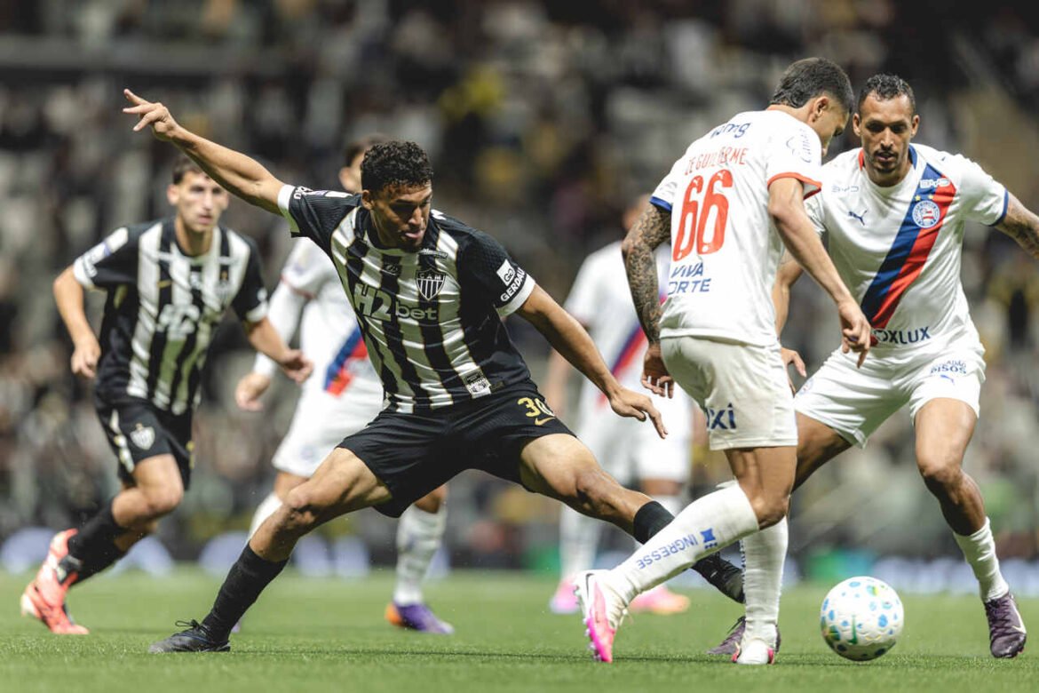 Atlético-MG e Bahia ficam no empate na Arena MRV na última partida do primeiro turno