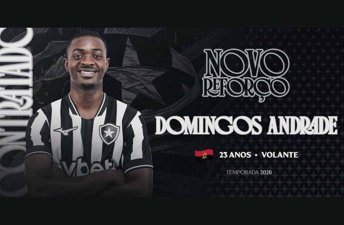 Botafogo oficializa a chegada do volante Domingos Andrade