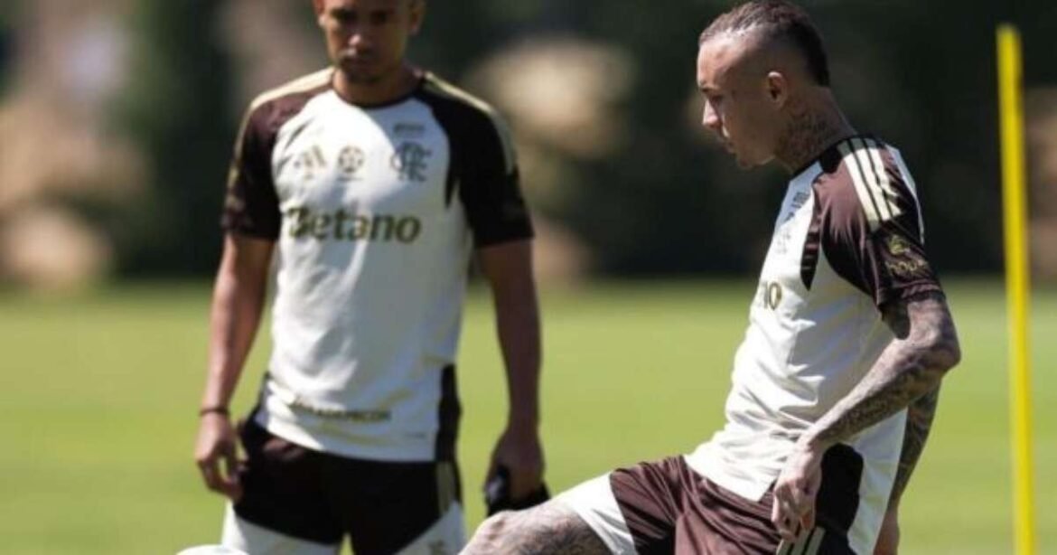 Cebolinha fala sobre os treinos do Flamengo em Portugal