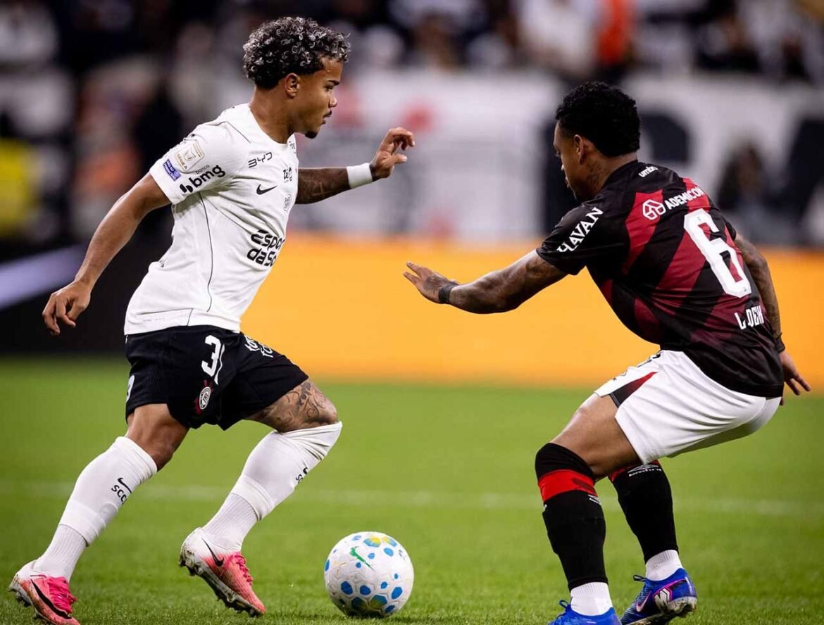 Corinthians empata com o Athletico e deixa escapar oportunidade de se aproximar do G4