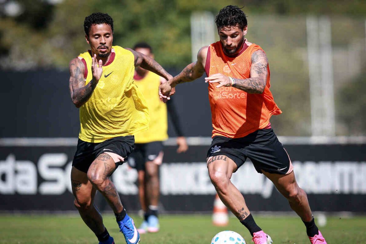 Corinthians realiza seu nono dia de treinamento consecutivo, enquanto Hugo Souza alcança uma conquista importante.
