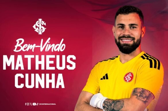 Internacional confirma a chegada do goleiro Matheus Cunha ao time