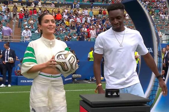 Jade Picon faz aparição antes do jogo França x Inglaterra; descubra os detalhes