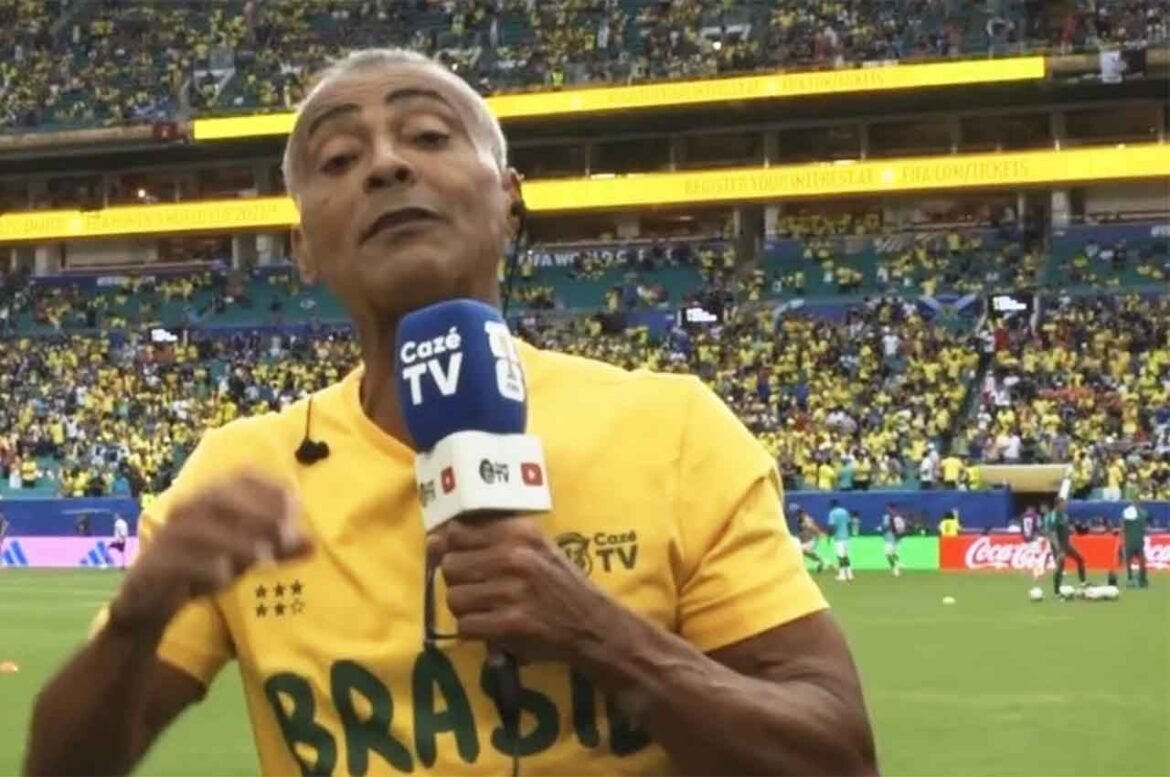 Justiça decide bloquear rendimentos de Romário na CazéTV