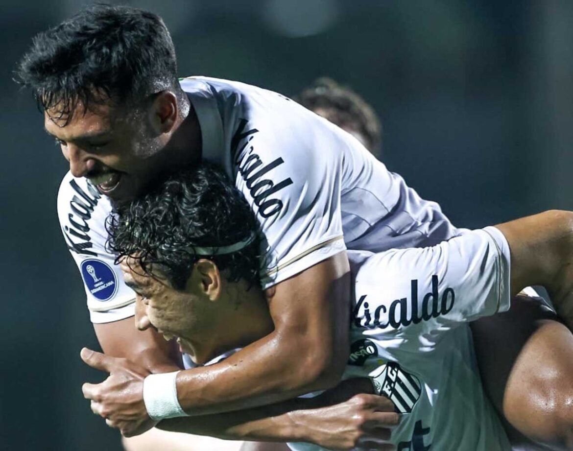 Santos vence com grande margem o Universidad Central e avança na busca pela classificação na Sul-Americana