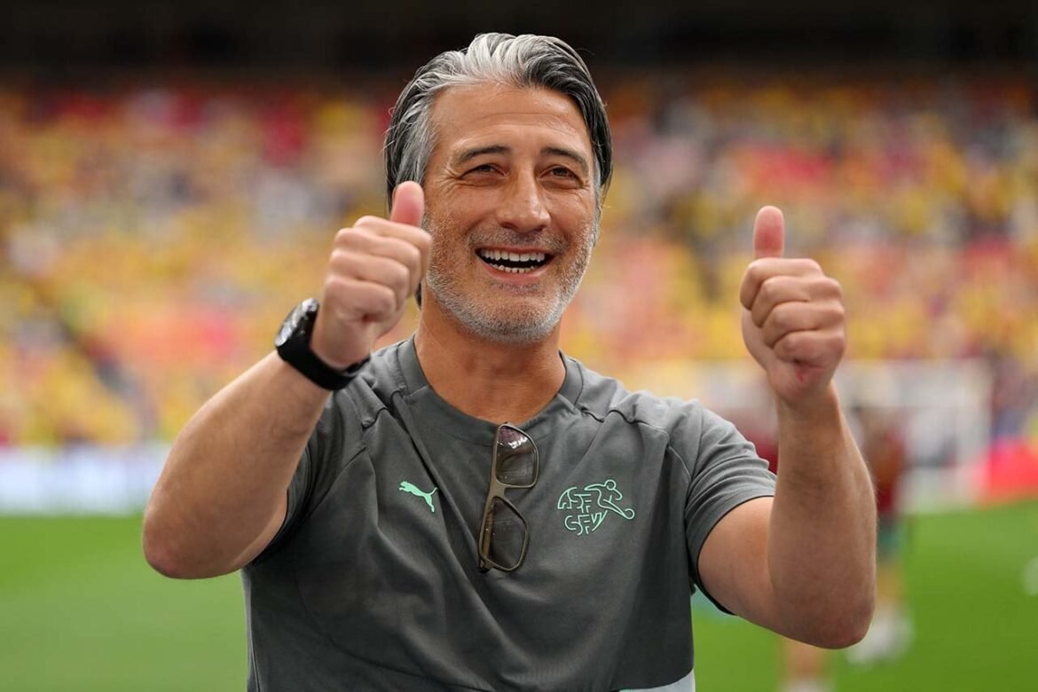 Treinador da Suíça comemora conquista inédita nas quartas de final da Copa do Mundo