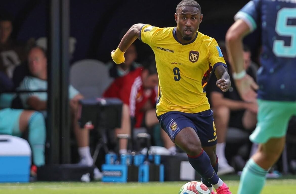 Vasco inicia conversas para contratação de atacante equatoriano que participou da Copa do Mundo