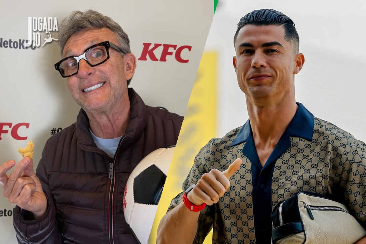 Cristiano Ronaldo começa a seguir Craque Neto, e apresentador faz brincadeira ao vivo; assista ao vídeo