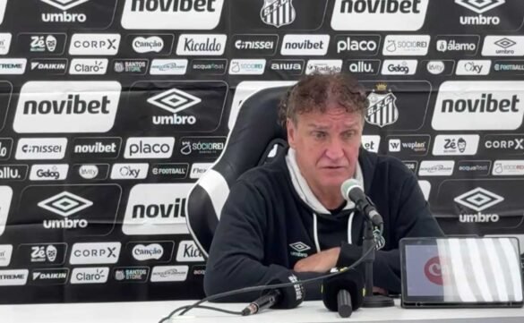 Cuca destaca a determinação do Santos em "decisão" contra o Vasco