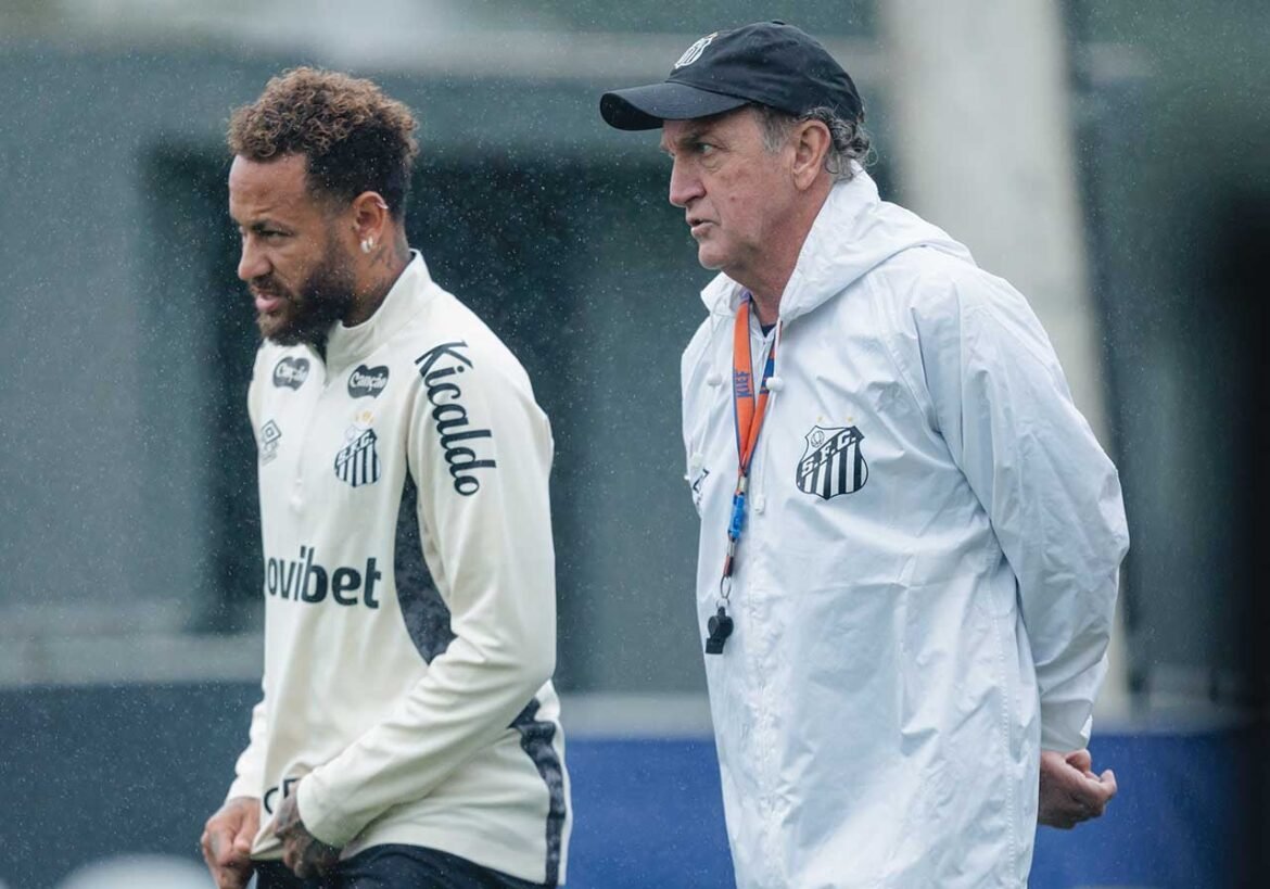 Diretoria do Santos realiza visita ao CT e dialoga com jogadores: 'Conversa franca'