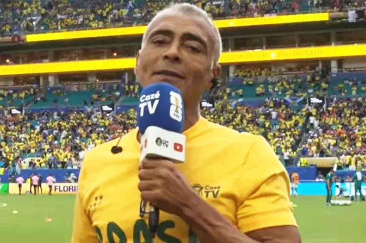 Romário move ação na Justiça para liberar pagamentos da CazéTV
