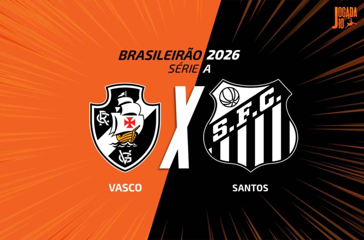 Vasco e Santos: Acompanhe o Jogo AO VIVO com a Voz do Esporte às 14h30